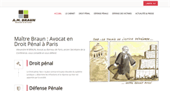 Desktop Screenshot of braun-avocat.com